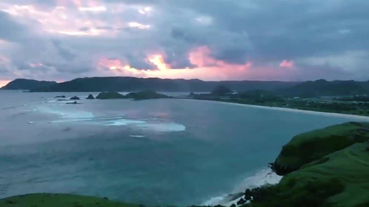 The beauty of Kuta Mandalika Beach, Lombok, NTB