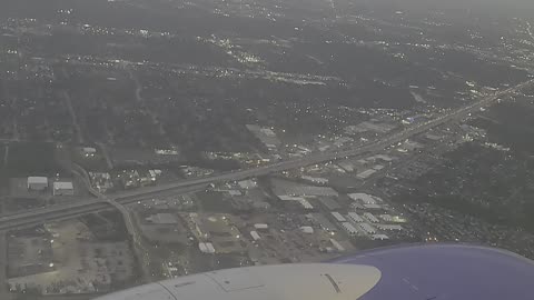 Ascent from Hobby Airport in Houston, Texas, on a Southwest flight