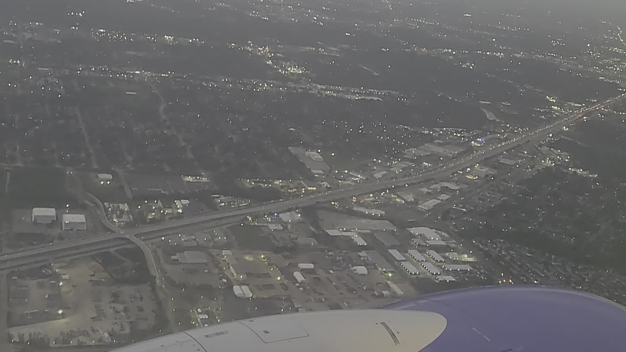 Ascent from Hobby Airport in Houston, Texas, on a Southwest flight