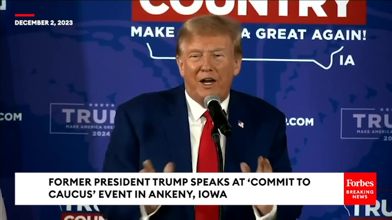 'We Had A Poll That Came Out Today...'- Trump Brags About Recent Polling