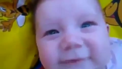 The funniest baby ever !!! Listen to what sounds it makes