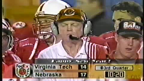 L'orange Bowl 1997 Virginia Teach vs Nebraska