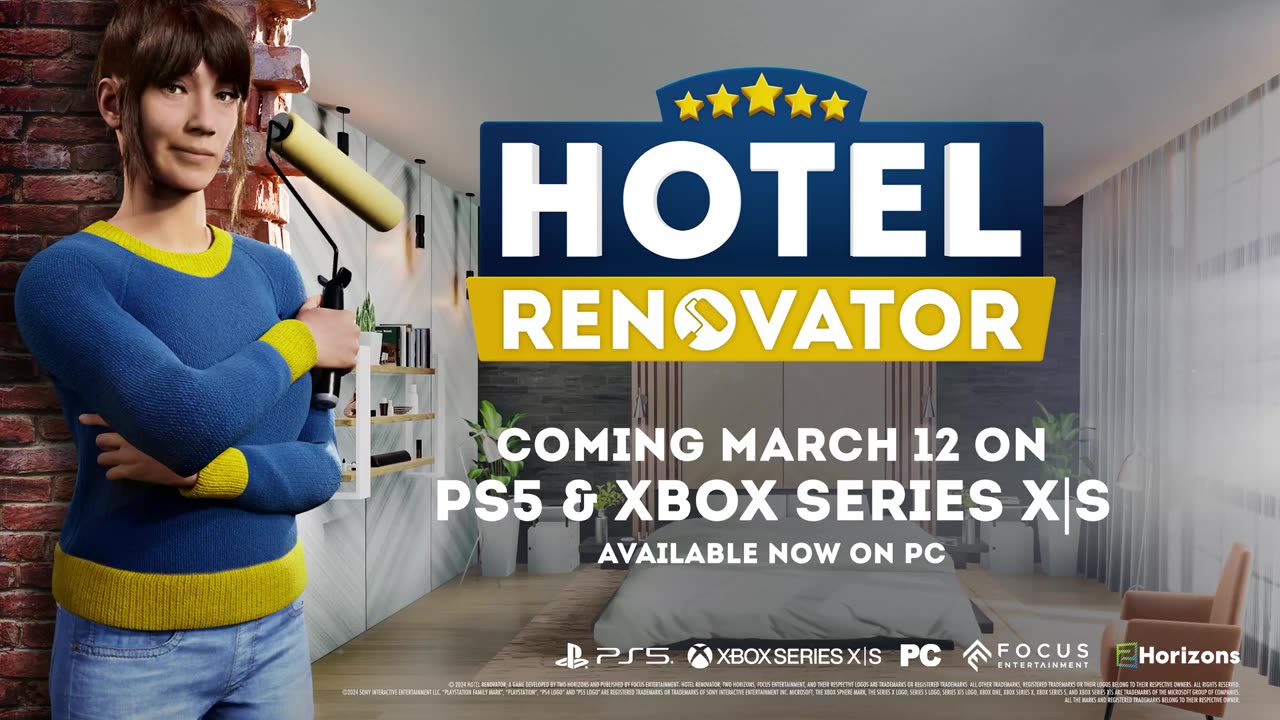 Hotel Renovator - Official Console Release Date Announcement Trailer