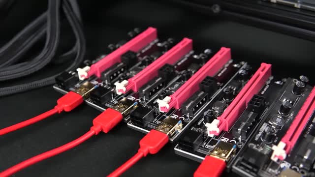 Bitcoin mining rig