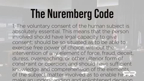 Covid Jab - Nuremberg Code Violations