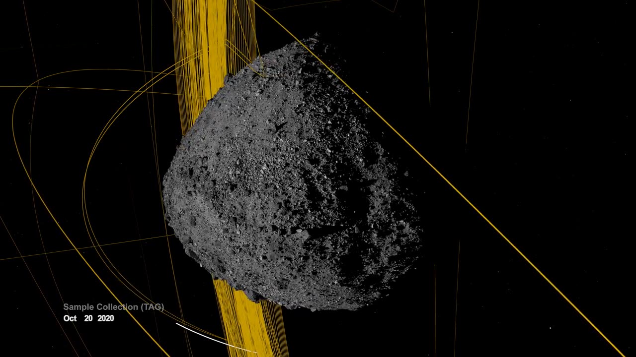 OSIRIS-REx Slings Orbital Web Around Asteroid to Capture Sample _ 4K