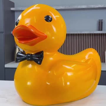 Chocolate Rubber Ducky! 🐥 Isn’t he the cutest little gentleman? #amauryguichon #chocolate #duck