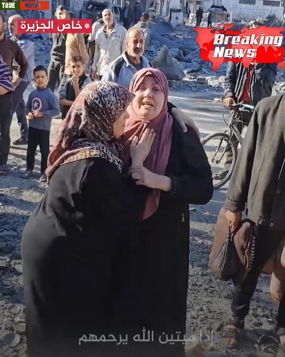 The shock of a Palestinian mother calling for her missing children under the rubble