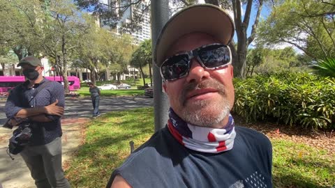 CPAC in Orlando. BLM comes to protest the Patriots.