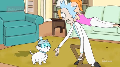 Rick Make A Dog Genius # rick #rickandmorty