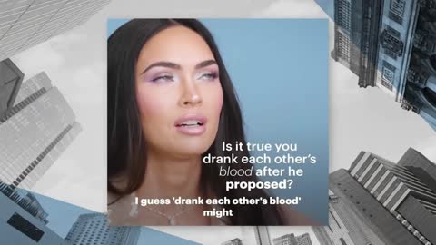 Megan Fox Drinking Blood, Not Conspiracy