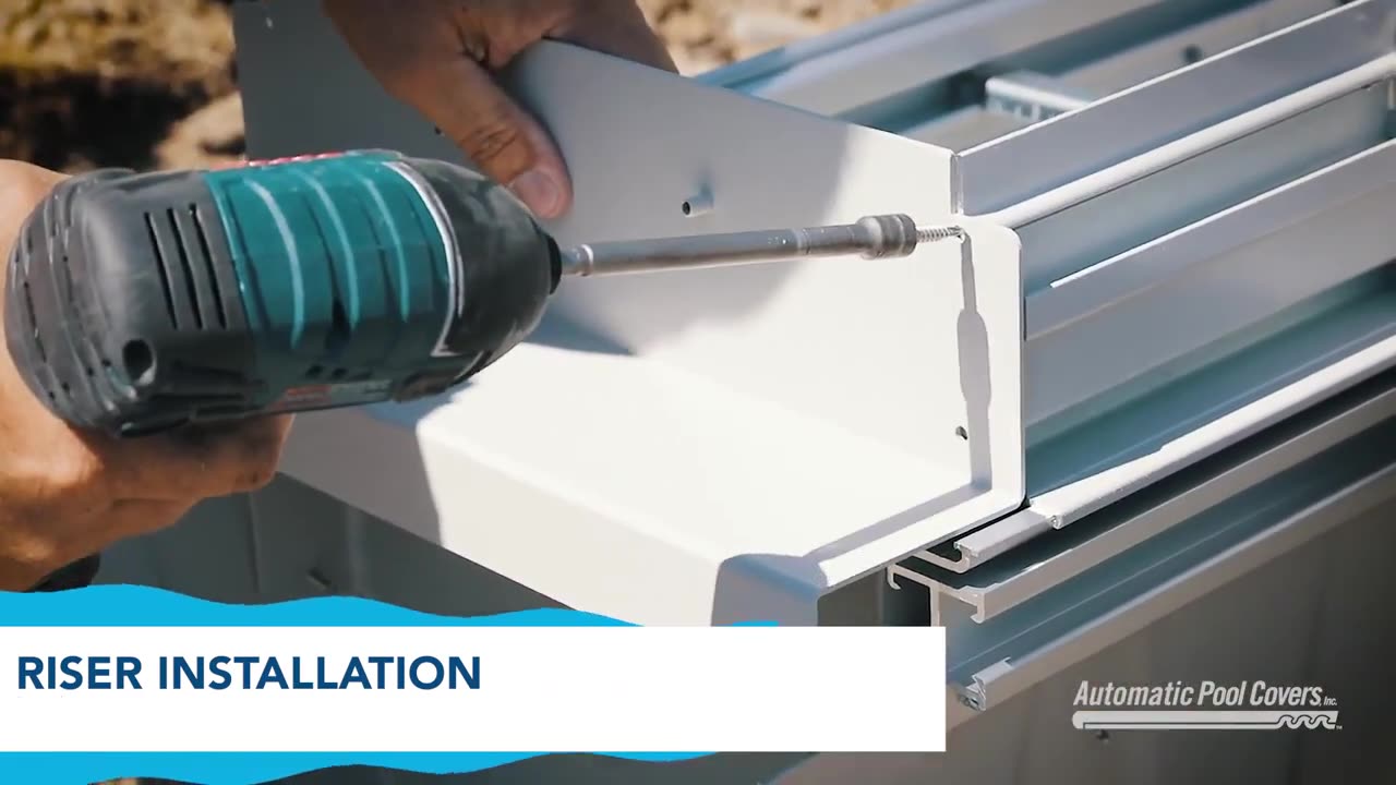 APC 365 Auto Cover: Coping, Retainer And Polymer Housing Installation