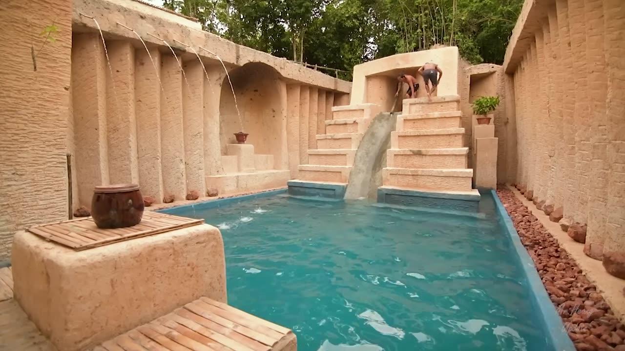 Spend 278 Days To Build A Dream Water Park - Full Video