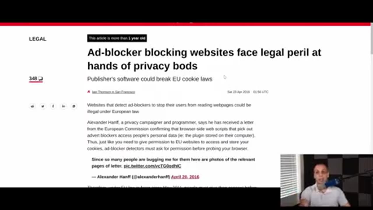 Ad blocker and YouTube