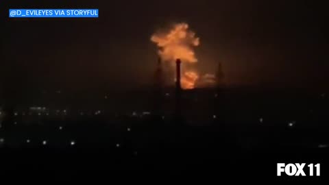ALERT Explosion seen in Central Ukraine in Russian invasion