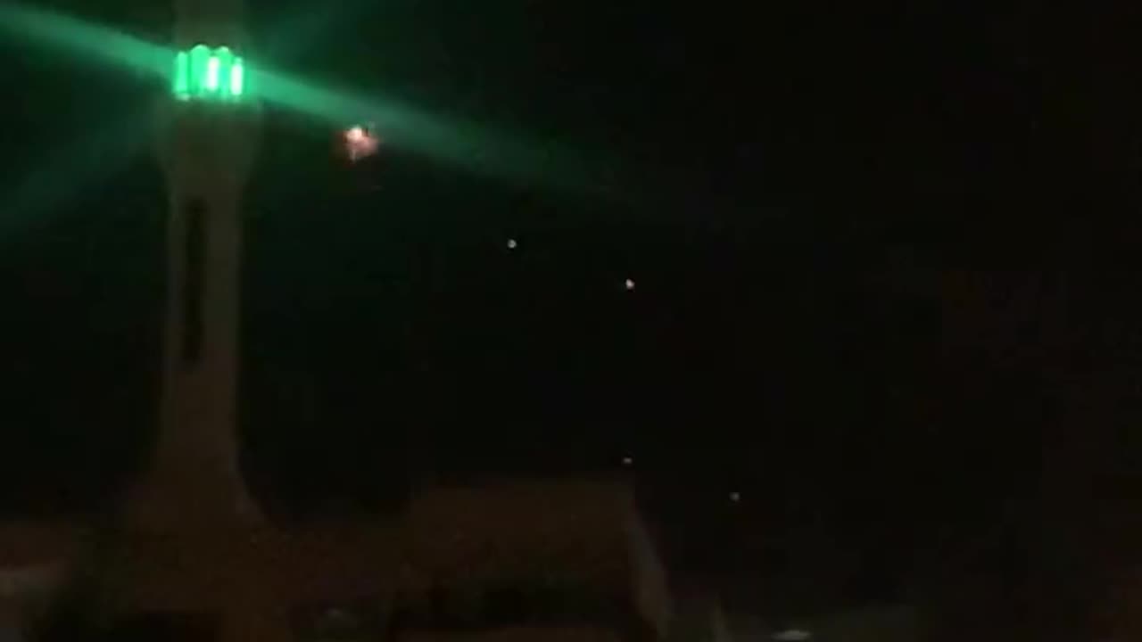 Missiles fired from Iran seen in the skies of Nablus