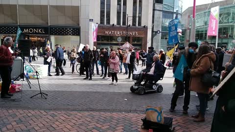 Cost of Living Protest Birmingham 2 Apr 22 9