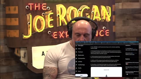 JOE ROGAN READS OUT EXTRAORDINARY FINDINGS ON COVID 19