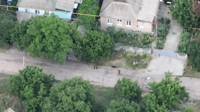 Mortars of the 73rd SSO center once again protected the occupiers