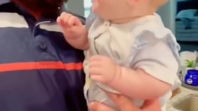 Adorable daddy baby girls #2023 – Funniest video #funny