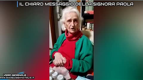 Il chiaro messaggio della signora Paola - Vero Giornale 23.11.2021