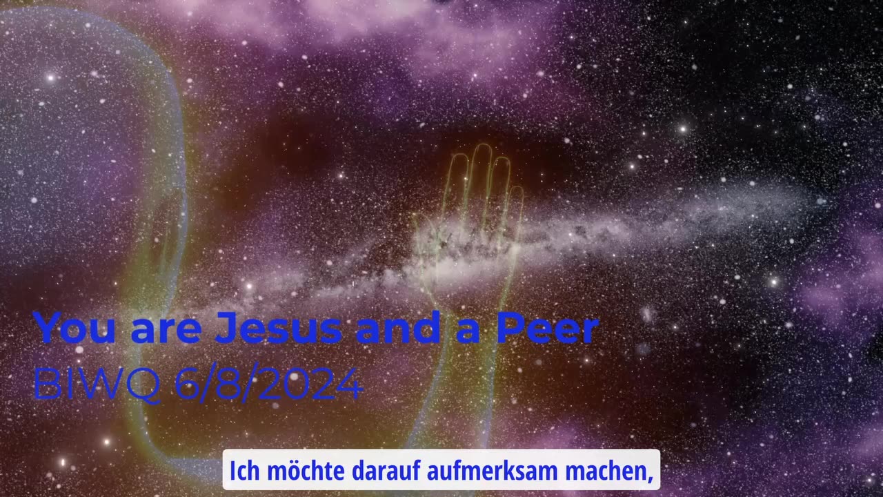 Du bist Jesus und gleichgestellt