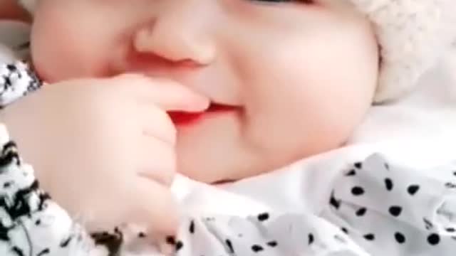 Cute baby smile status on tiktok