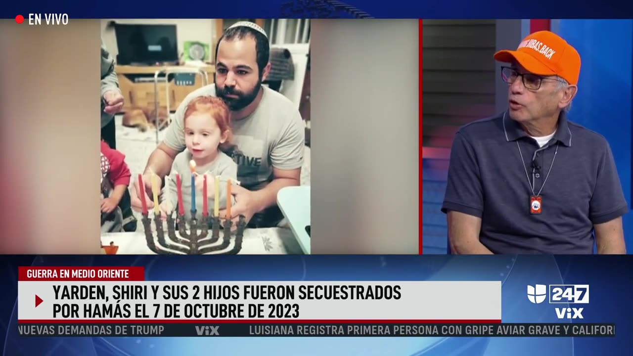 Familia de origen hispano lleva más de 400 días como rehén de Hamas: "No sabemos si están juntos"