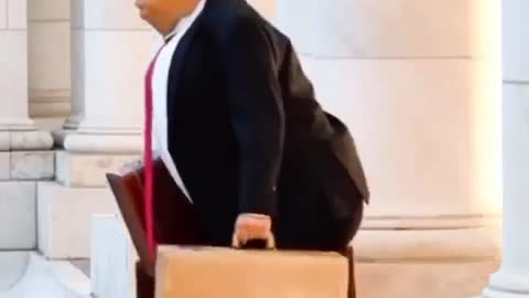 Donald trump leaving the white house