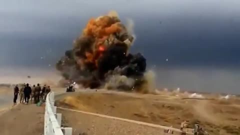 Crazy explosion shockwave