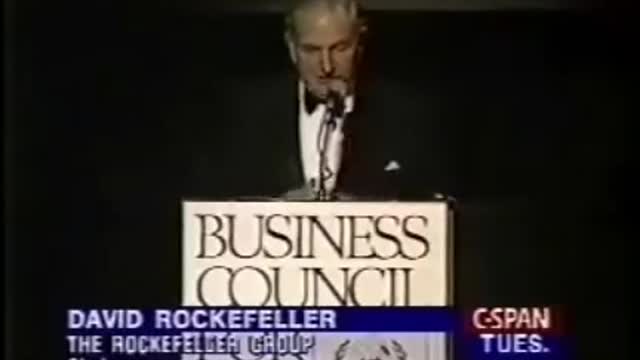 David Rockefeller on Population Control in 1994