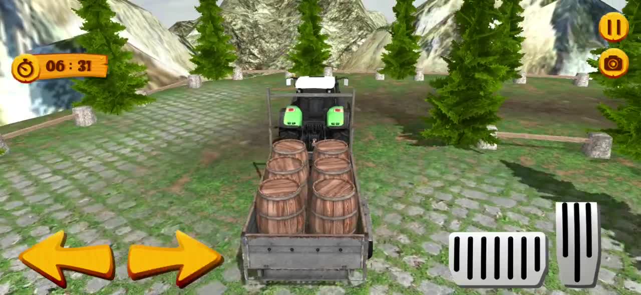 Tractor Trolley Simulator Free Cargo Game 2021 _ Android Gameplay