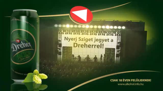 Dreher Sziget reklám 2014