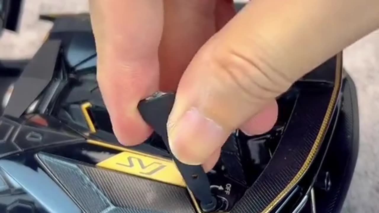 Unboxing Lamborghini SVJ Model