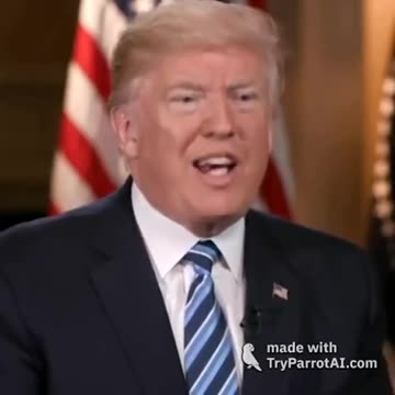 My son got a special birthday message from President Donald Trump for me last night—