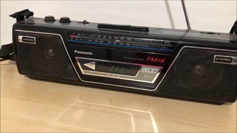 Panasonic RX FM14 Radio Cassette Recorder