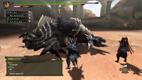 Monster Hunter 3 Ultimate Online - The March of Victory Quest (Recorded on 6/14/14)