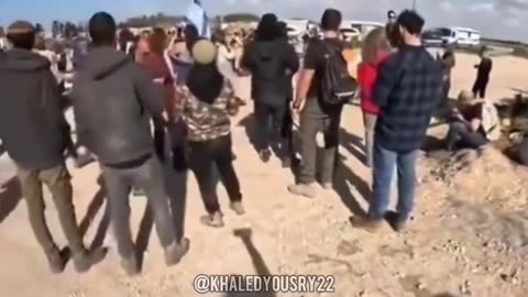 Just when you think you've seen it all, Israeli's organize a rave to block humanitarian aid