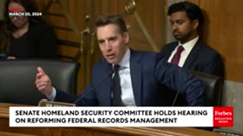 Josh Hawley Calls Out Biden Admin For Failing To Disclose Documents On COVID Origin