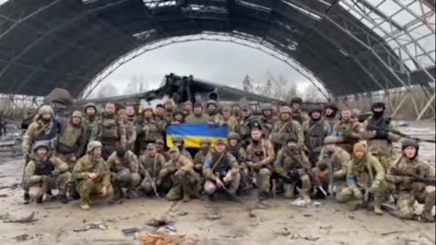 Russian invaders destroyed the plane, but not ours! Video of the liberated Gostomel