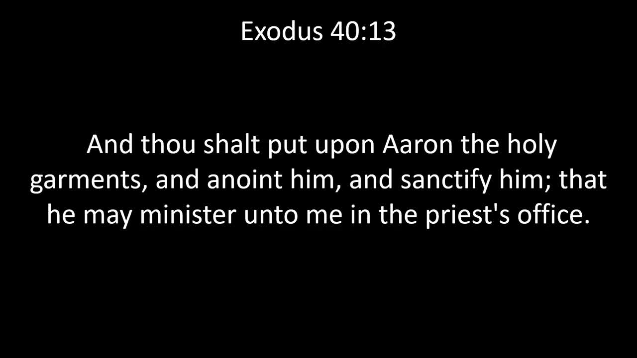 KJV Bible Exodus Chapter 40