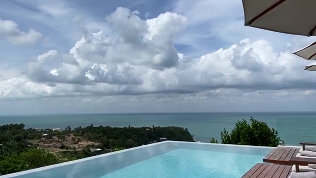 Swimming Pool with Overlooking View