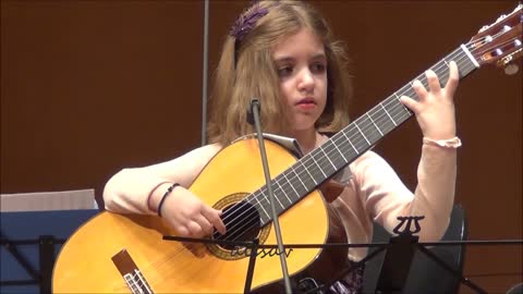 Amazing 7-Year-Old girl Guitarist - Konstantina Andritsou performs @ Megaro Athens
