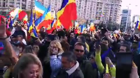 Protestul cetatenilor in Bucuresti; partea 9