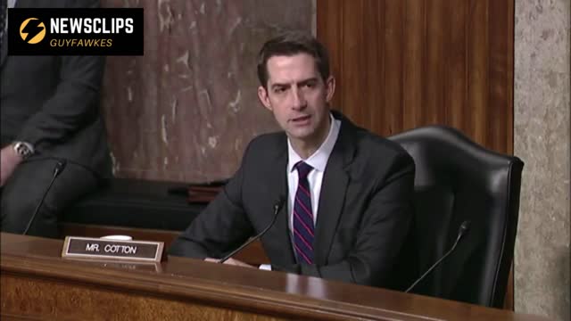 Senator Tom Cotton Question DOD On Intel Sharing With Ukraine