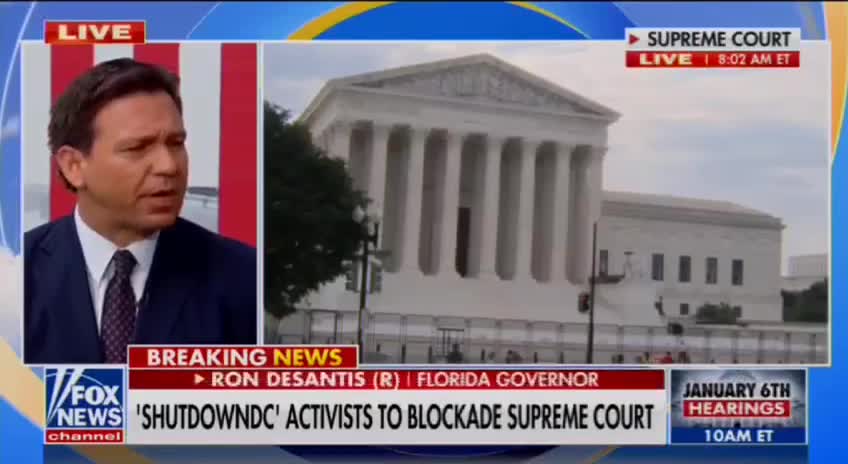 Gov. DeSantis speaks on what a TRUE insurrection would look like. Foreshadowing maybe? 👀
