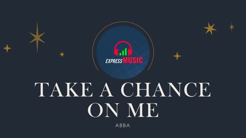 Take A Chance On Me I ABBA I karaoke with Lead Vocal I ExpressMusic