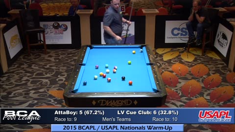 AttaBoy vs LV Cue Club ▸ 2015 BCAPL⁄USAPL Nationals Warm-Up