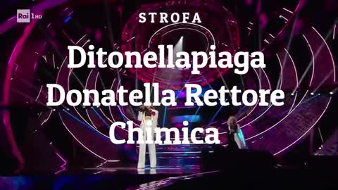 SANREMO 2022 - Ditonellapiaga & Rettore - Chimica VS Donna Summer - I Feel Love - PLAGIO?