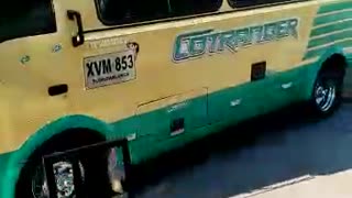 Paro de buses - Barrio La Cumbre
